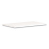 Coze Writing Desk Worksurface, Rectangular, 42" x 24", Designer White