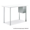 Coze Writing Desk Worksurface, Rectangular, 54" x 24", Designer White