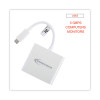Usb Type-C Hdmi Multiport Adapter, Hdmi/Usb-C/Usb 3.0, 0.65 Ft, White