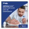 Critical Clean Wipers For Bleach, Disinfectants, Sanitizers Wettask Customizable Wet Wiping System, 90/Roll, 6 Rolls/Carton
