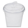 Pet Lids, Strawless Sipper, Fits 12 Oz To 24 Oz Cold Cups, Plastic, Clear, 1,000/Carton