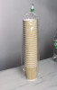 Ripple Hot Cups, 12 Oz, Paper, Kraft/White, 500/Carton