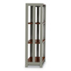 Trento Line Bookcase, Three-Shelf, 31.5w x 11.5d x 43.25h, Cherry