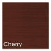Trento Line Bookcase, Three-Shelf, 31.5w x 11.5d x 43.25h, Cherry
