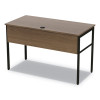 Urban Series Desk Workstation, 47.25" X 23.75" X 29.5", Natural Walnut