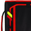 Zipper Binder, 3 Rings, 2" Capacity, 11 X 8.5, Black/Red Accents