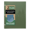 Recycled Plastic Two-Pocket Folder, Side: 3-Hole Punched, Accommodates 11 x 8.5 Sheets, Randomly Assorted Colors