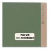 Recycled Plastic Two-Pocket Folder, Side: 3-Hole Punched, Accommodates 11 x 8.5 Sheets, Randomly Assorted Colors