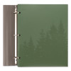 Recycled Plastic Two-Pocket Folder, Side: 3-Hole Punched, Accommodates 11 x 8.5 Sheets, Randomly Assorted Colors