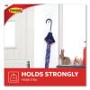 Large Wire Hooks, Metal Wire, White/Silver, Supports 5 Lb, 3/Pack
