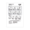 Designer Hooks, Medium, Plastic, White, 3 Lb Capacity, 6 Hooks And 12 Strips/Pack