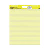 Vertical-Orientation Self-Stick Easel Pads, Presentation Format (1.5" Rule), (30) Yellow 25 x 30 Sheets, 2/Carton