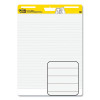 Vertical-Orientation Self-Stick Easel Pads, Wide/Legal Rule, (30) White 25 x 30 Sheets, 6/Pack
