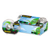 Magic Greener Tape With Dispenser, 1" Core, 0.75" X 50 Ft, Clear, 6/Pack