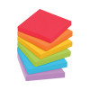 Pads In Playful Primary Collection Colors, 3" x 3", 90 Sheets/Pad, 12 Pads/Pack