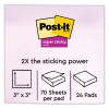 Note Pads In Summer Joy Collection Colors, 3" x 3", Summer Joy Collection Colors, 70 Sheets/Pad, 24 Pads/Pack