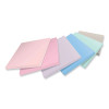 100% Recycled Paper Super Sticky Notes, 3" x 3", Wanderlust Pastels, 70 Sheets/Pad, 12 Pads/Pack