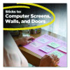 100% Recycled Paper Super Sticky Notes, 3" x 3", Oasis, 70 Sheets/Pad, 24 Pads/Pack