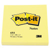 Original Pads In Canary Yellow, 3" x 3", 100 Sheets/Pad, 12 Pads/Pack