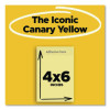 Original Pads In Canary Yellow, 4" x 6", 100 Sheets/Pad, 12 Pads/Pack