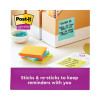 Pads In Supernova Neon Collection Colors, Note Ruled, 4" x 4", 90 Sheets/Pad, 6 Pads/Pack