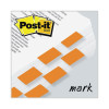 Standard Page Flags In Dispenser, Orange, 50 Flags/Dispenser, 2 Dispensers/Pack