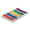 Arrow 0.5" Page Flags, Blue/Green/Purple/Red/Yellow, 20/Color, 100/Pack