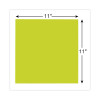 Big Notes, Unruled, (30) Green 11 x 11 Sheets