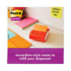 Pop-Up 3 x 3 Note Refill, 3" x 3", Energy Boost Collection Colors, 90 Sheets/Pad, 18 Pads/Pack