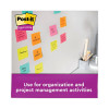 Pop-Up 3 x 3 Note Refill Cabinet Pack, 3" x 3", Supernova Neons Collection Colors, 100 Sheets/Pad, 18 Pads/Pack