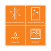 Laminating Pouches, 3 Mil, 9" X 11.5", Gloss Clear, 100/Pack