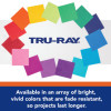 Tru-Ray Construction Paper, 76 Lb Text Weight, 12 x 18, Black, 50/Pack, 25 Packs/Carton