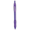 Profile Ballpoint Pen, Retractable, Bold 1.4 Mm, Purple Ink, Translucent Purple Barrel, Dozen