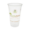 Earthchoice Compostable Cold Cup, 24 Oz, Plastic, Clear/Printed, 580/Carton