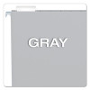 Colored Hanging Folders, Letter Size, 1/5-Cut Tabs, Gray, 25/Box