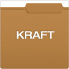 Kraft Fastener Folders, 2/5-Cut Tab: Right Of Center, 2 Fasteners, Letter Size, Kraft, 50/Box