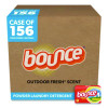 Fabric Softener Sheets, Coin Vend, Outdoor Fresh Scent, 2 Sheets/Box, 156 Boxes/Carton