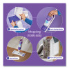 Powermop Starter Kit, 15.4 x 5.3 White/Purple Cloth Head, 26" Silver Aluminum Handle