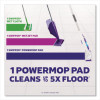Powermop Starter Kit, 15.4 x 5.3 White/Purple Cloth Head, 26" Silver Aluminum Handle