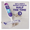 Powermop Starter Kit, 15.4 x 5.3 White/Purple Cloth Head, 26" Silver Aluminum Handle