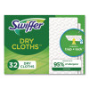 Dry Refill Cloths, 10.63 x 8, White, 32/Box, 4 Boxes/Carton