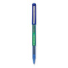 Precise V5 Begreen Rollerball Pen, Stick, Extra-Fine 0.5 Mm, Blue Ink, Blue Barrel, Dozen