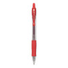 G2 Premium Gel Pen, Retractable, Extra-Fine 0.5 Mm, Red Ink, Smoke/Red Barrel, Dozen
