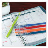 Frixion Colorsticks Erasable Gel Pen, Stick, Fine 0.7 Mm, Blue Ink, Blue Barrel, Dozen