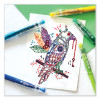 Frixion Colorsticks Erasable Gel Pen, Stick, Fine 0.7 Mm, Blue Ink, Blue Barrel, Dozen