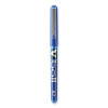 Vball Liquid Ink Rollerball Pen, Stick, Fine 0.7 Mm, Blue Ink, Blue/Clear Barrel, Dozen