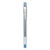 G-Tec-C Ultra Gel Pen, Stick, Ultra-Fine 0.4 Mm, Blue Ink, Clear/Blue Barrel, Dozen