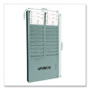 Time Card Rack, 24 Pockets, Gray