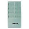 Time Card Rack, 24 Pockets, Gray