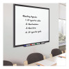 Classic Series Porcelain Magnetic Dry Erase Board, 48" x 36", White Surface, Black Aluminum Frame